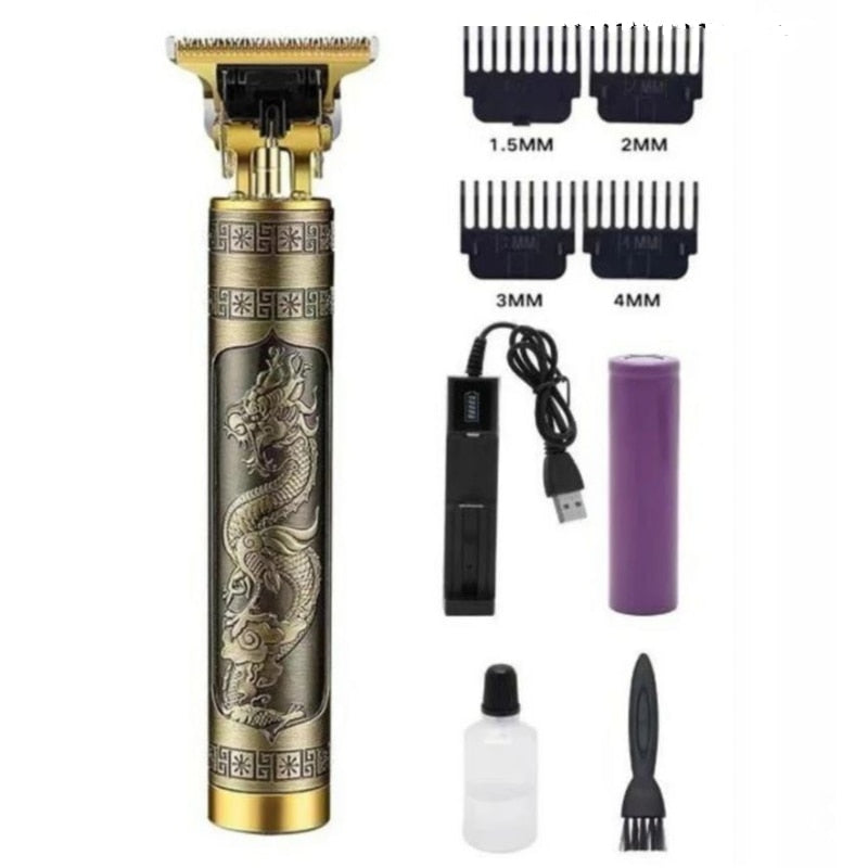 Máquina Cortar Cabelo Professional Hair Trimmer Dragon Shaving Machine